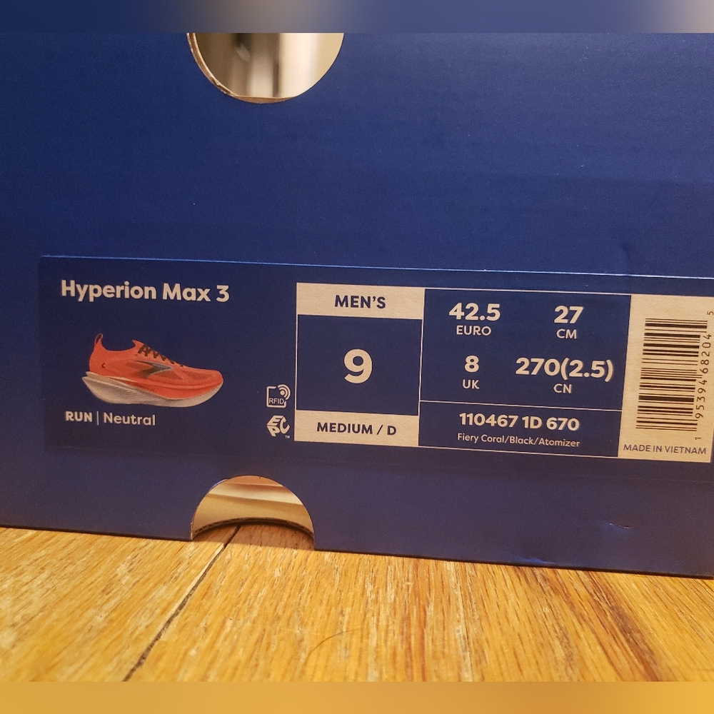 Men |Brooks Hyperion Max 3 Running Shoes - Picture 4 of 5